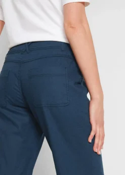 3/4 Hose aus Baumwoll-Leinen-Mix|bonprix Hot