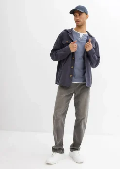 bonprix Shirts & Polos|Basics|2 in 1 Shirt (2er Pack), Langarm dunkelblau+rauchblau