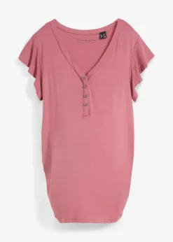 bonprix Bekleidung·Blazer|Umstandsmode|2 in 1 Umstandsshirt und Stillshirt aus nachhaltiger Viskose softbeere