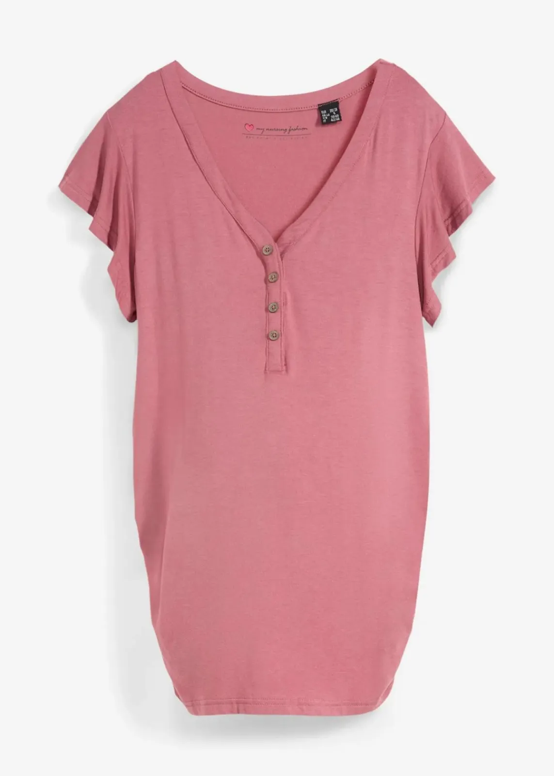 bonprix Bekleidung·Blazer|Umstandsmode|2 in 1 Umstandsshirt und Stillshirt aus nachhaltiger Viskose softbeere