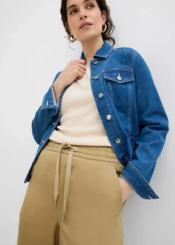 bonprix Bekleidung·Kleider|Hosen|7/8- Schlupfhose aus Lyocell khakibraun