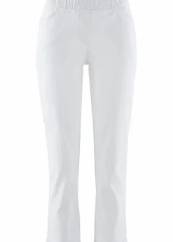 bonprix Bekleidung·Kleider|Hosen|7/8 Schlupfhose mit Stretch weiß