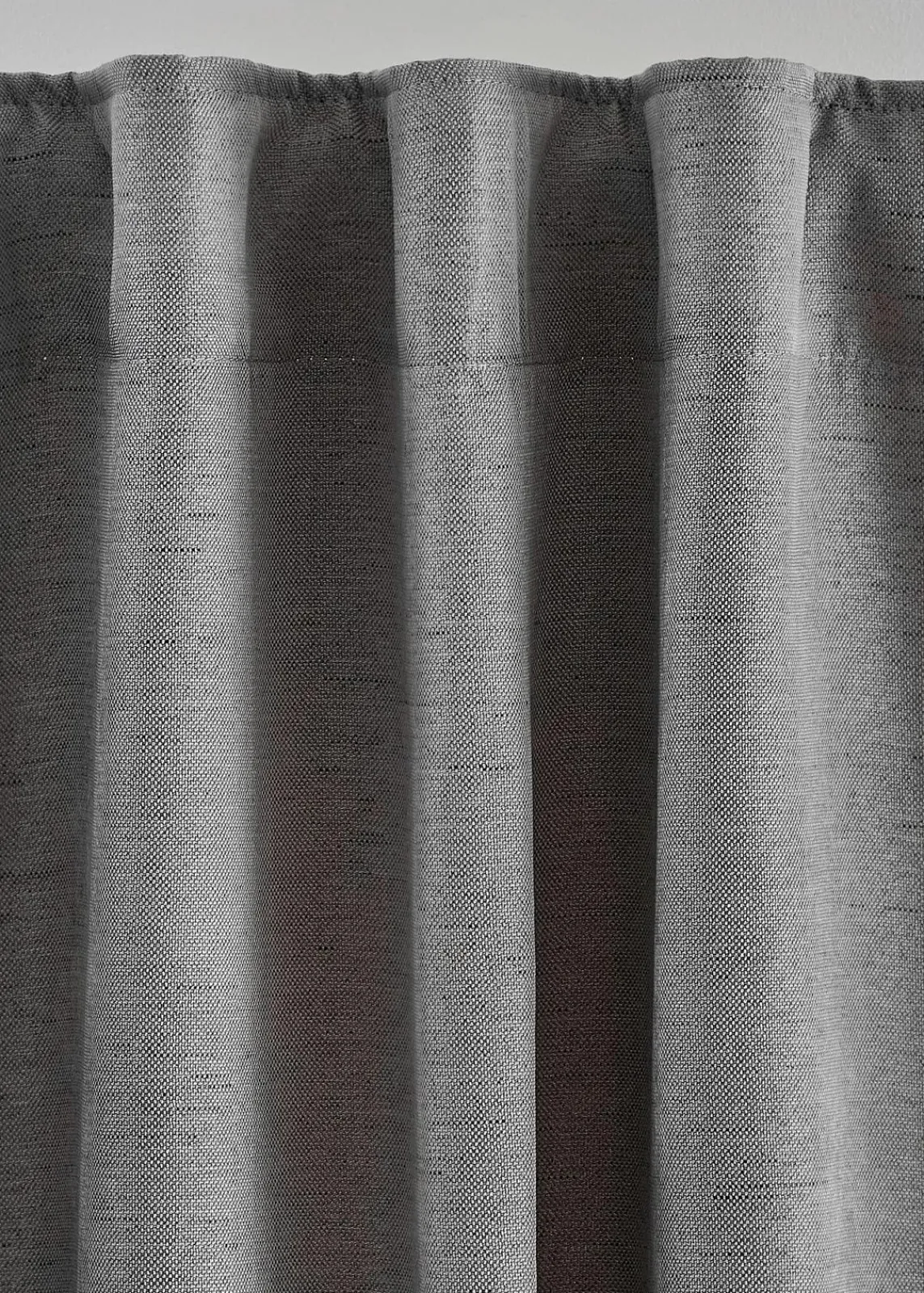 bonprix Vorhänge|Abdunkelnde Vorhänge mit Struktur (2er Pack) grau