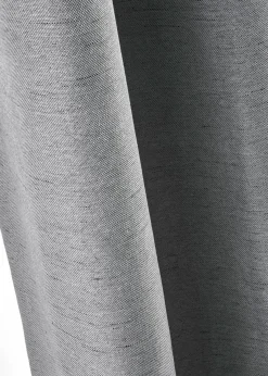 bonprix Vorhänge|Abdunkelnde Vorhänge mit Struktur (2er Pack) grau