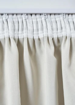 bonprix Vorhänge|Abdunkelnder Vorhang doppellagig mit Strukturfront (1er Pack) beige