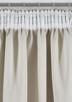 bonprix Vorhänge|Abdunkelnder Vorhang doppellagig mit Strukturfront (1er Pack) beige