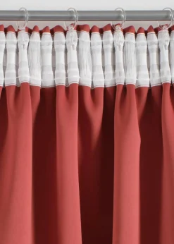 bonprix Vorhänge|Abdunkelnder Vorhang, in vielen Größen (1er Pack) marsalabraun