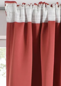 bonprix Vorhänge|Abdunkelnder Vorhang, in vielen Größen (1er Pack) marsalabraun