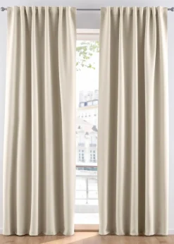bonprix Vorhänge|Abdunkelnder Vorhang, in vielen Größen (1er Pack) natur
