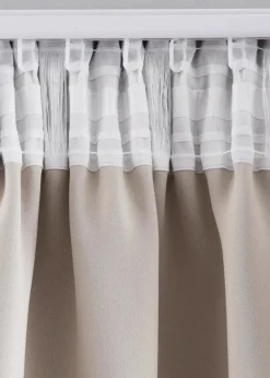 bonprix Vorhänge|Abdunkelnder Vorhang, in vielen Größen (1er Pack) natur