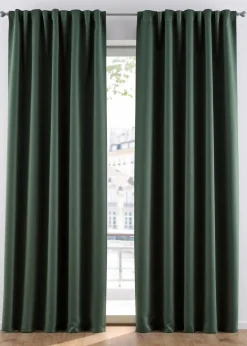 bonprix Vorhänge|Abdunkelnder Vorhang, in vielen Größen (1er Pack) oliv