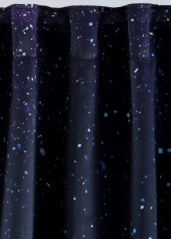 Abdunkelnder Vorhang mit Nachthimmel Motiv (1er Pack)|bonprix New