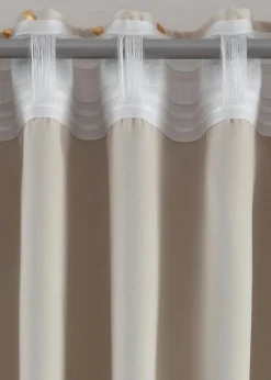 Abdunkelnder Vorhang mit Glanz Druck (1er Pack)|bonprix Best