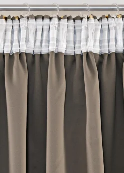 Abdunkelnder Vorhang mit Glanz Druck (1er Pack)|bonprix Hot