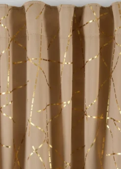 Abdunkelnder Vorhang mit Glanz, auch in extralang (1er Pack)|bonprix New