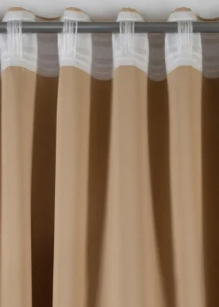 Abdunkelnder Vorhang mit Glanz, auch in extralang (1er Pack)|bonprix New