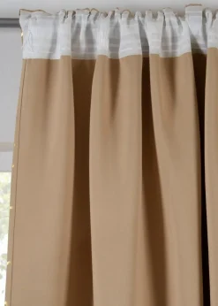 Abdunkelnder Vorhang mit Glanz, auch in extralang (1er Pack)|bonprix New