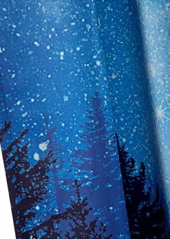 Abdunkelnder Vorhang mit Nachthimmel Motiv (2er Pack)|bonprix Sale