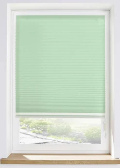 bonprix Plissees|abdunkelndes Klebe-Plissee lindgrün