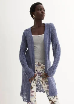 Ajour Longstrickjacke|bonprix Best