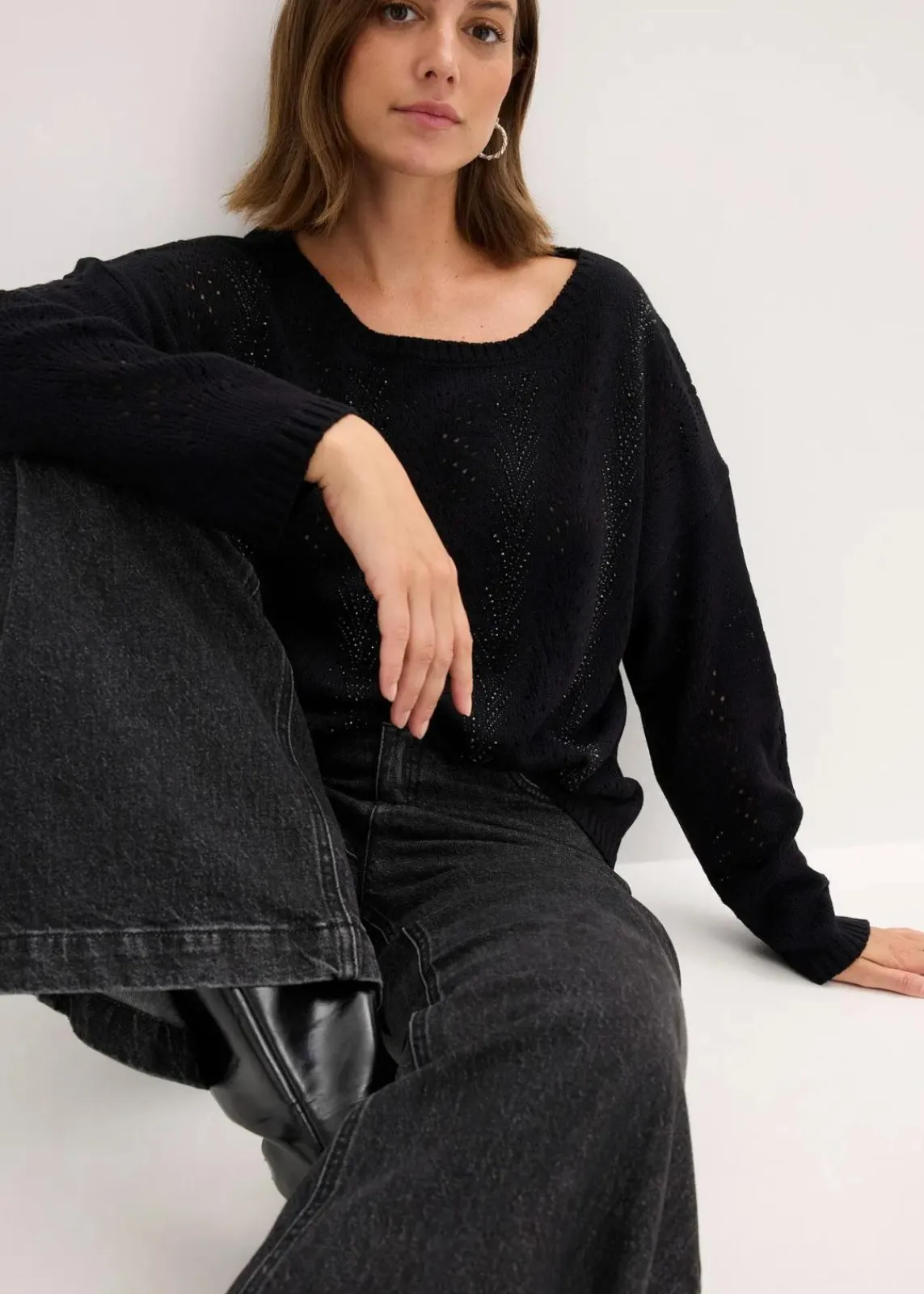 Ajour-Pullover|bonprix Sale