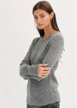 Ajour-Pullover|bonprix