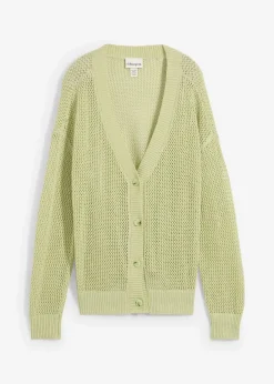 Ajour-Strickjacke|bonprix Hot