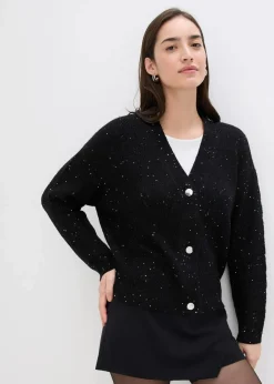 Ajour-Strickjacke|bonprix Outlet