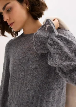 Ajour-Strickpullover|bonprix New