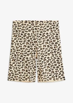 bonprix Bekleidung·Kleider|Hosen|Anti-Scheuer Radler mit kühlendem Material leoparden muster