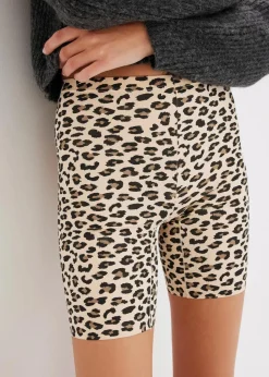 bonprix Bekleidung·Kleider|Hosen|Anti-Scheuer Radler mit kühlendem Material leoparden muster