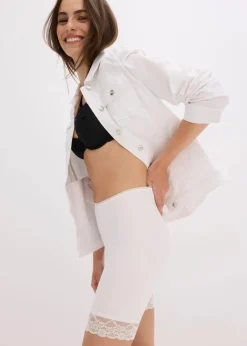 bonprix Bekleidung·Kleider|Hosen|Anti-Scheuer Radler mit kühlendem Material weiß