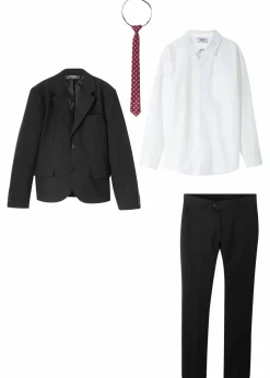 Anzug + Hemd + Krawatte (4-tlg. Set)|bonprix Sale
