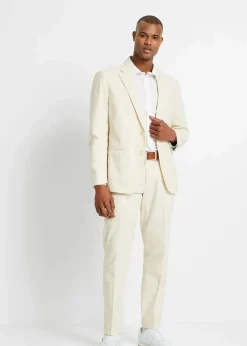 Anzug aus luftigem Leinen-Mix (2-tlg.Set), Regular Fit|bonprix Sale