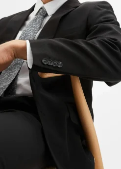 Anzug mit Hemd und Krawatte (4-tlg.Set), Slim Fit|bonprix New