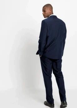 bonprix Anzüge & Sakkos|Große Größen|Anzug mit Hemd und Krawatte (4-tlg.Set), Regular Fit dunkelblau/weiß/puderblau