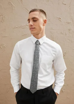 bonprix Große Größen|Anzüge & Sakkos|Anzug mit Hemd und Krawatte (4-tlg.Set), Regular Fit schwarz