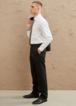 bonprix Große Größen|Anzüge & Sakkos|Anzug mit Hemd und Krawatte (4-tlg.Set), Regular Fit schwarz