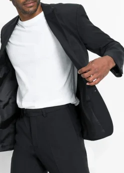 bonprix Anzüge & Sakkos|Große Größen|Anzug (2-tlg. Set), Regular Fit schwarz