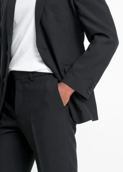bonprix Anzüge & Sakkos|Große Größen|Anzug (2-tlg. Set), Regular Fit schwarz