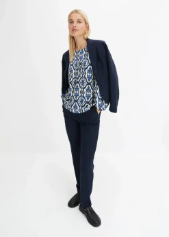 bonprix Hosen|Bekleidung·Kleider|Anzugshose dunkelblau