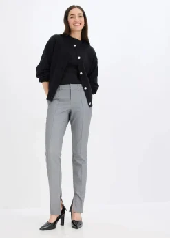 bpc bonprix collection Bekleidung·Kleider|Hosen|Anzugshose grau meliert