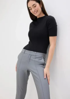 bpc bonprix collection Bekleidung·Kleider|Hosen|Anzugshose grau meliert