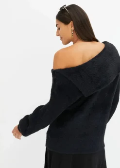 Asymmetrischer Off-Shoulder Pullover|bonprix Discount