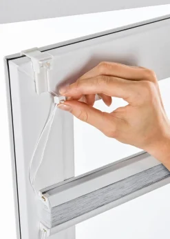 Ausbrenner Plissee mit Blättermotiv|bonprix Outlet