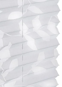 Ausbrenner Plissee mit Blättermotiv|bonprix Outlet