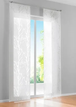 bonprix Schiebegardinen|Ausbrenner Schiebegardine (1er Pack) weiß