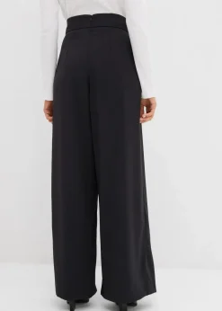 Ausgestellte Bundfaltenhose|bonprix Hot