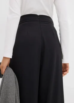 Ausgestellte Bundfaltenhose|bonprix Hot