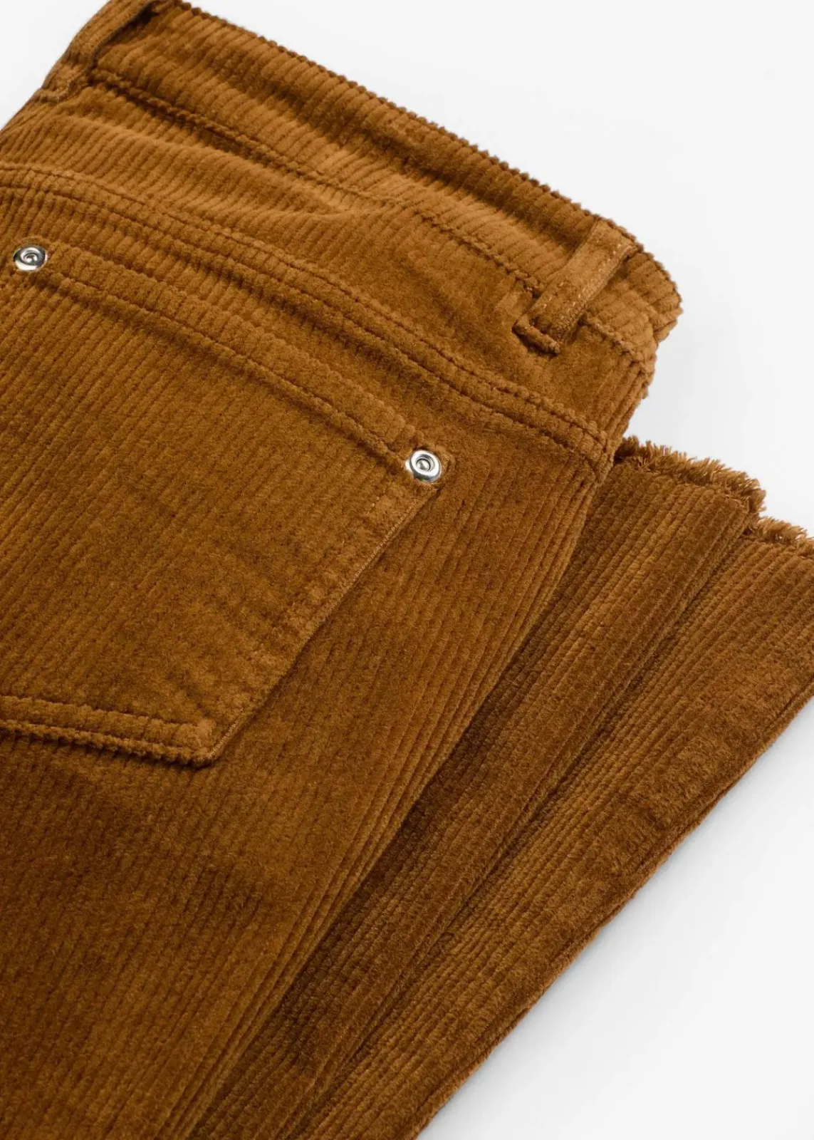 bonprix Hosen|Ausgestellte Cordhose cognac braun